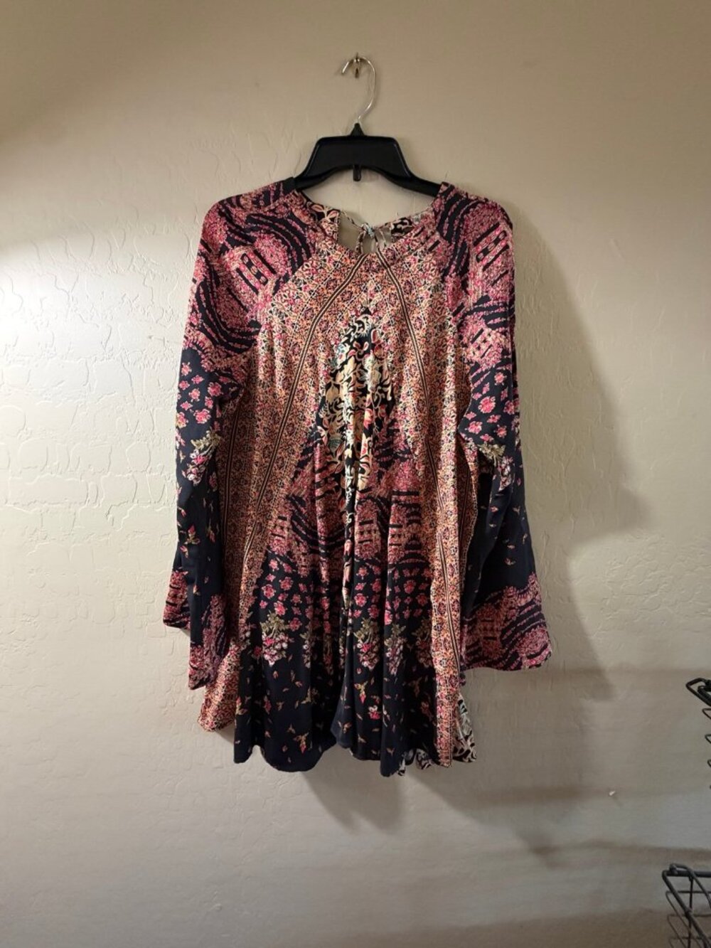 Free People printed mini dress